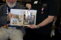 Fred Reed and Oded Paz (with Lincoln book showing Oded's elongated coins)