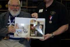 Fred Reed and Oded Paz (with Lincoln book showing Oded's elongated coins)