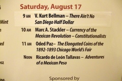 Oded Paz' Money Talks Presentation on the 1892-1893 Elongated Coins of the Chicago World's Fair, August 17, 2013